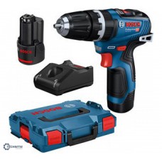 BOSCH GSB 12V-35 smūginis gręžtuvas - suktuvas 2x3 Ah L-Boxx